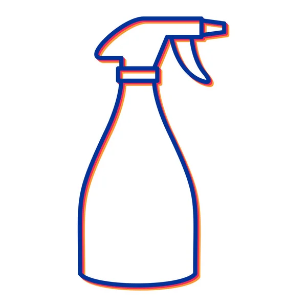 Reinigung Reiniger Symbol Vektor Illustration — Stockvektor