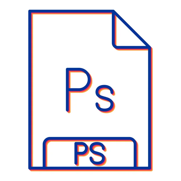 Bestandsformaat Pictogram Vector Illustratie — Stockvector