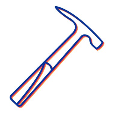 Balta. Web simgesi basit illüstrasyon