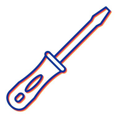 Tornavidanın vektör çizimi