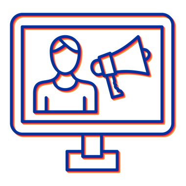 seo modern simgesinin vektör illüstrasyonu