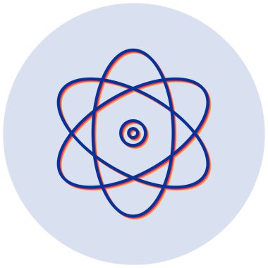 Nebula. Web simgesi basit illüstrasyon