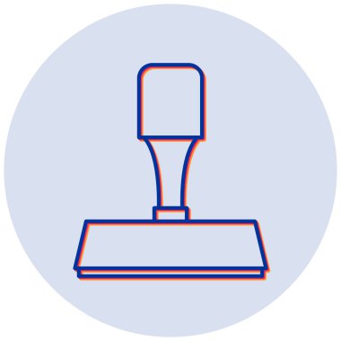 Pul simgesinin vektör illüstrasyonu