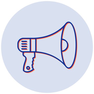 Hoparlör. Web simgesi basit illüstrasyon