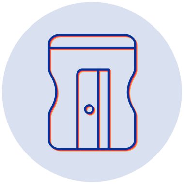 Keskinleştirici simgesinin vektör illüstrasyonu