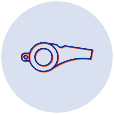 Islık. Web simgesi basit illüstrasyon