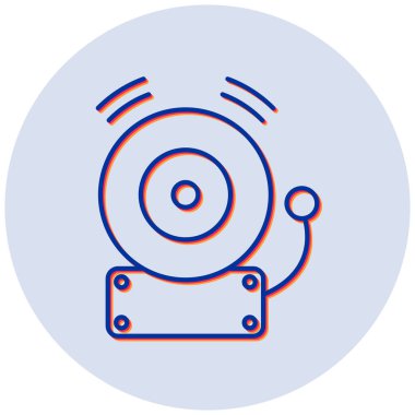 Vızıltı. Web simgesi basit illüstrasyon