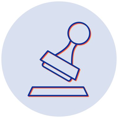 Pul simgesinin vektör illüstrasyonu