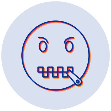 Gizli simge, vektör illüstrasyonu