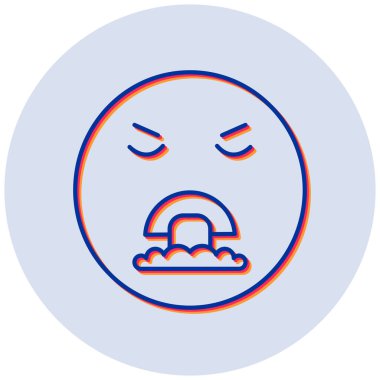 Kusma simgesi, vektör illüstrasyonu