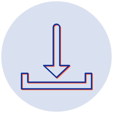 İndir. Web simgesi basit illüstrasyon