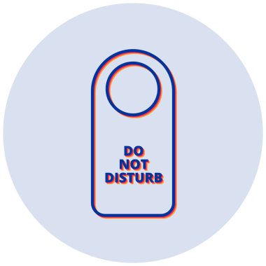 kutsal kişilerin resmi, vektör çizim rahatsız etmeyin