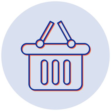 Alışveriş sepeti. Basit tasarım