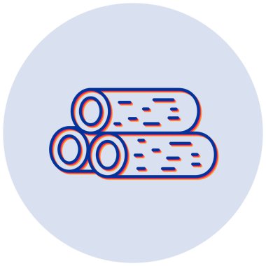 Wood Log 'un vektör çizimi