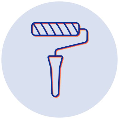 Boya silindiri. Basit resimleme