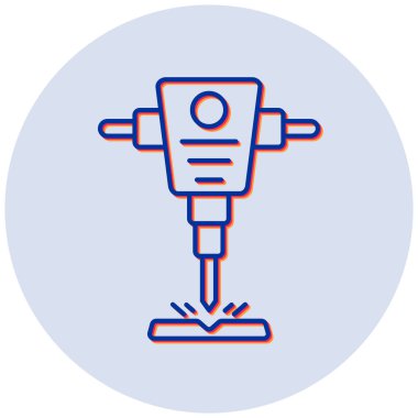 Balyoz. Web simgesi basit illüstrasyon