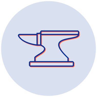 Örs simgesinin vektör illüstrasyonu