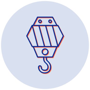 kanca simgesi, vektör illüstrasyonu