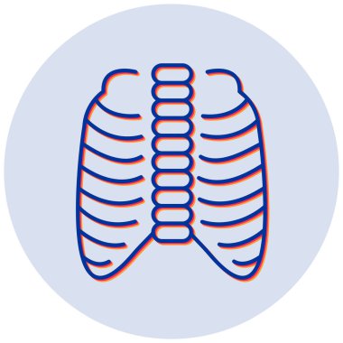 Xray simge vektör illüstrasyonu