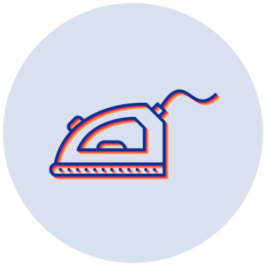 Ütü yapıyorum. Web simgesi basit tasarım