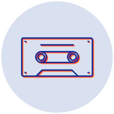 kaset teyp vektör simgesi