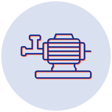 Pompa simgesinin vektör illüstrasyonu