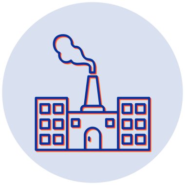 Değirmen. Web simgesi basit illüstrasyon