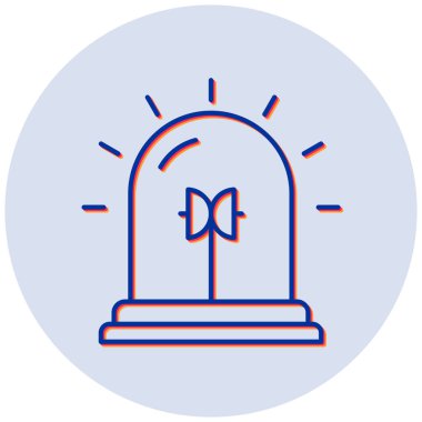 Uyarı simgesinin vektör illüstrasyonu