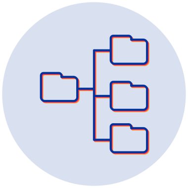 Dizin simgesi. Basit resimleme
