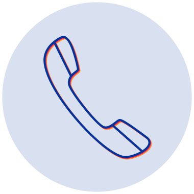 Çağrı. Web simgesi basit illüstrasyon