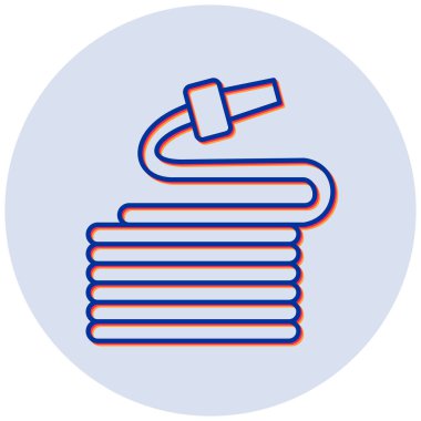 Hortum simgesinin vektör çizimi