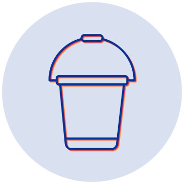 Kova. Web simgesi basit tasarım