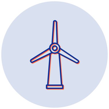 Rüzgâr türbini simgesi modaya uygun şekilde izole edildi