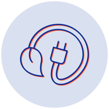 Eko prizi. Web simgesi basit illüstrasyon