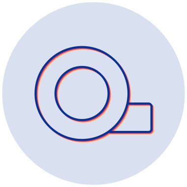 Koli bandı. Web simgesi basit illüstrasyon