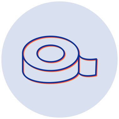 Teyp. Web simgesi basit illüstrasyon