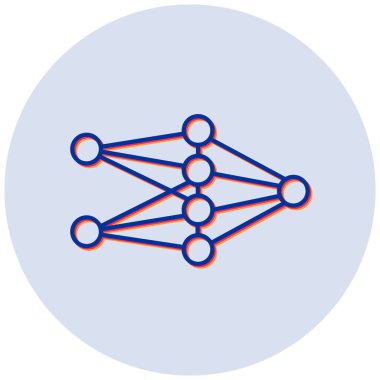 şebeke. Web simgesi basit illüstrasyon