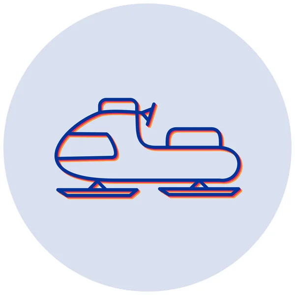 Aerosani Web Icon Simple Illustration — Stock Vector