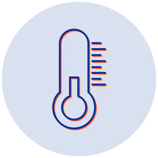 Temperatura Fria Web Ícone Design Simples —  Vetores de Stock