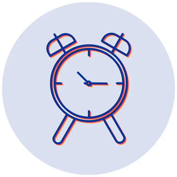 Tabela Relógio Ícone Vetor Ilustração — Vetor de Stock