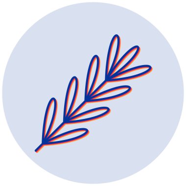 Biberiye simgesinin vektör illüstrasyonu