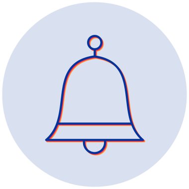 Zil. Web simgesi basit tasarım