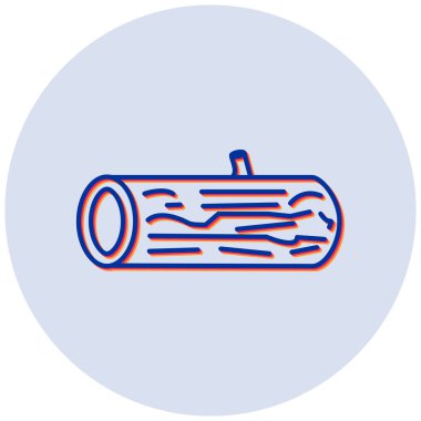 Günlük kaydı simgesinin vektör illüstrasyonu