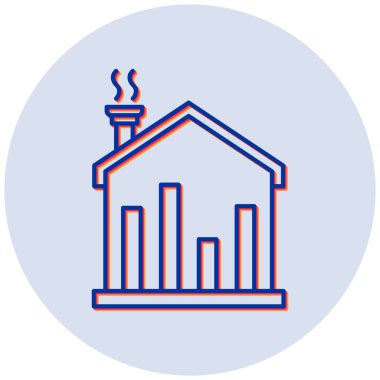 Gayrimenkul İstatistiklerinin vektör illüstrasyonu