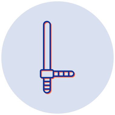 Baton simgesi. Basit tasarım