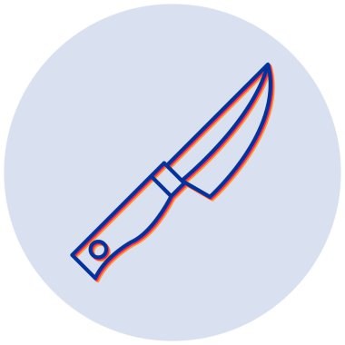 bıçak, web simgesi vektör illüstrasyonu