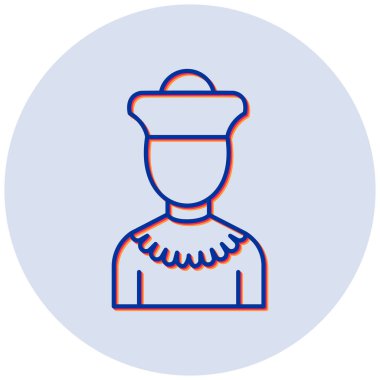 Baron simgesinin vektör illüstrasyonu