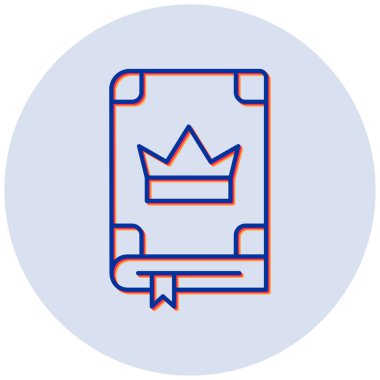 Kitap. Web simgesi basit illüstrasyon