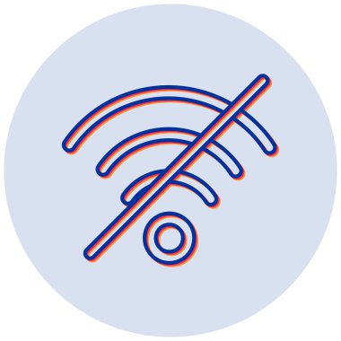 Bağlantısız simgenin vektör illüstrasyonu