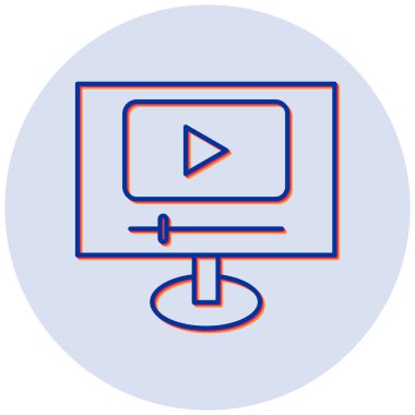 Çevrimiçi Akış. Basit resimleme